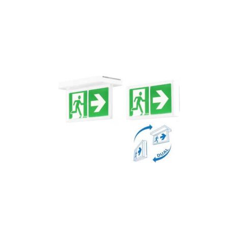 Bloc autonome d'éclairage de sécurité Ultraled 2 – 45 lumens – Indice de protection IP43 – Montage en saillie pour bureaux et commerces – Cooper