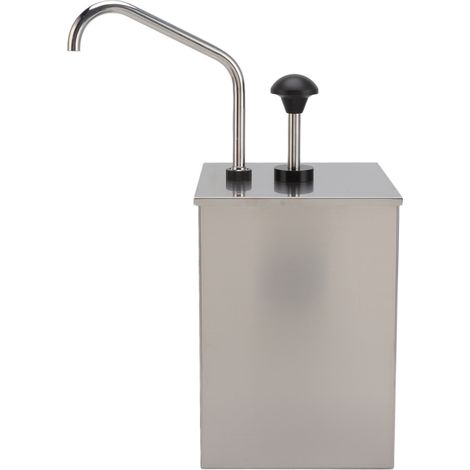 Station distributrice de sauce soja 4L en acier inoxydable, distributeur de condiments à une tête, pompe à sirop (1/5)