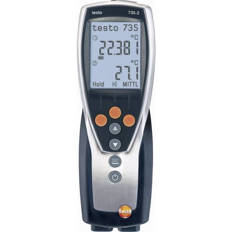 testo 735-2 Termometro -200 - +1370 °C Sensore tipo K, Pt100 (1/3)