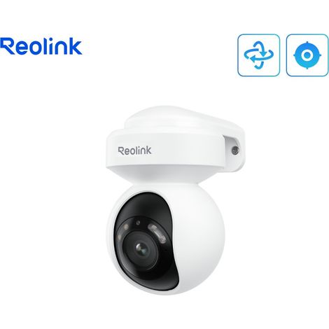 Reolink – Caméra de surveillance extérieure 4K PoE – Suivi automatique 360° – Détection intelligente personnes et véhicules – Vision nocturne couleur 24/7