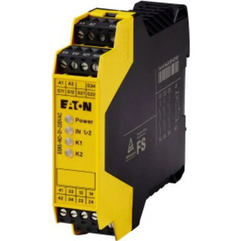 [NEUWERTIG] B-Ware Eaton Sicherheitsrelais Relais 230 Vac Not Halt /Schutztür überwachung
