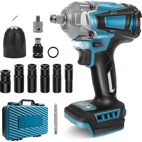700N.m Brushless Cordless Impact Wrench Compatible with 18V (1/5)