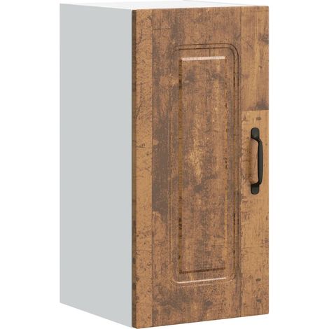 Armario de pared de cocina Kalmar de 30 x 31 x 60 cm almacenamiento práctico estilo vintage madera de ingeniería acabado envejecido 020049968 (1/5)