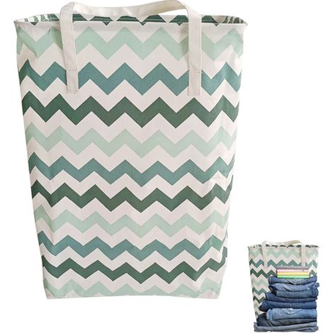 Panier À Linge Pliable - 75 L - Étanche - Poignées Renforcées - Pour Chambre À Coucher Salle De Bain Etc - 1 Pièce (1/5)