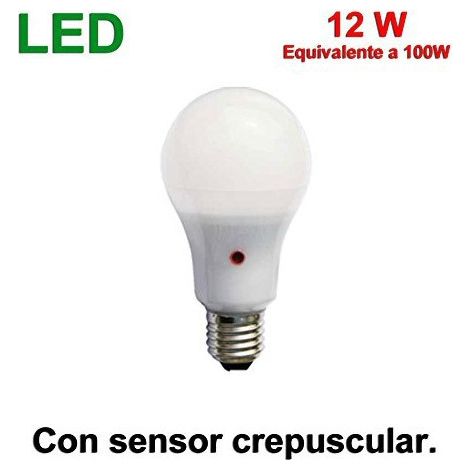 Bombilla led cálida con sensor (12W) (1/2)