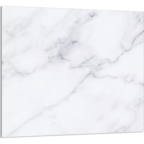 GLASPLATTE FÜR KÜCHE 65x60 Marmor