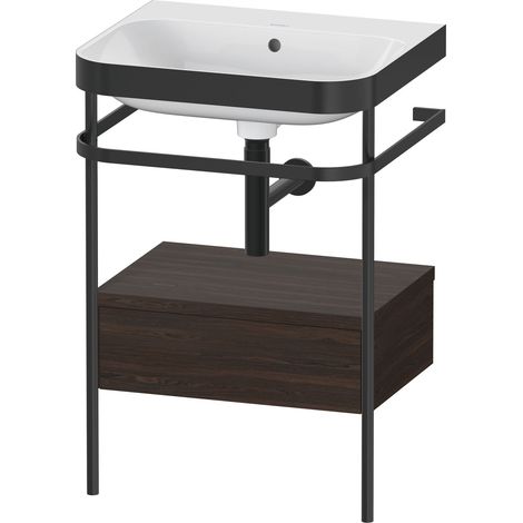 Set Duravit Happy D.2 Plus con consola metálica y cajón,