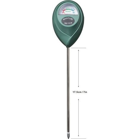 testeur humidité plante, humidimetre hygrometre pour pot de fleurs, jardin, ferme, Cour, pas de piles nécessaires (1/4)