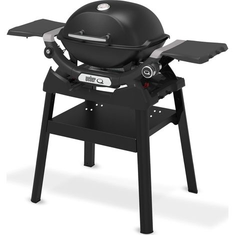 Weber Q 1200 Gasgrill Schwarz für den Außenbereich (1/4)