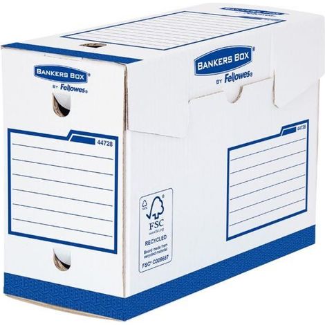 Boite archives carton Basic Fellowes - Dos 20 cm - Blanche - Lot de 20