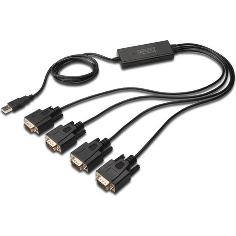 digitus DA-70159 cable serie USB negro 1,5 m