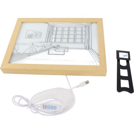 [Tableau Lumineux Électrique] LumiaLight LED USB Multicolore pour Ambiance Relaxante Minimaliste Art Moderne - Chambre Salon