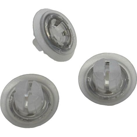5Z0853695 is a clip for securing the triangular interior trim panel of the rearview mirror in a Volkswagen Polo. (1/5)
