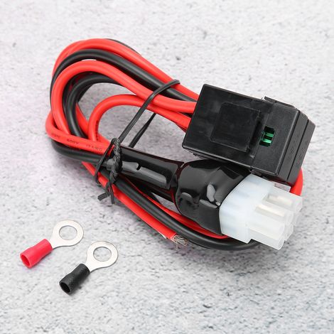 1 m / 3,3 ft Autoradio-Stromkabel (Kurzwellen) passend für Yaesu FT-857D und FT-897D (1/5)