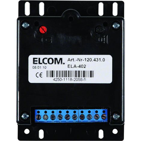 Citofono elcom ela-402 controllo volume integrato antivandalo 36x31 cm