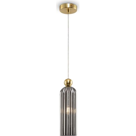Suspension dorée verre globe Maytoni Antic E14 MOD302PL-01GR (1/2)