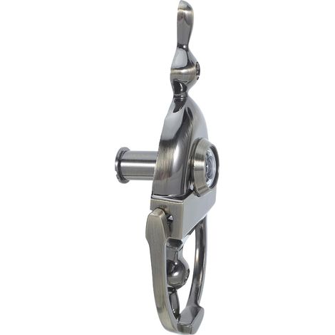 de porte vintage en alliage de zinc avec judas grand angle (1/5)