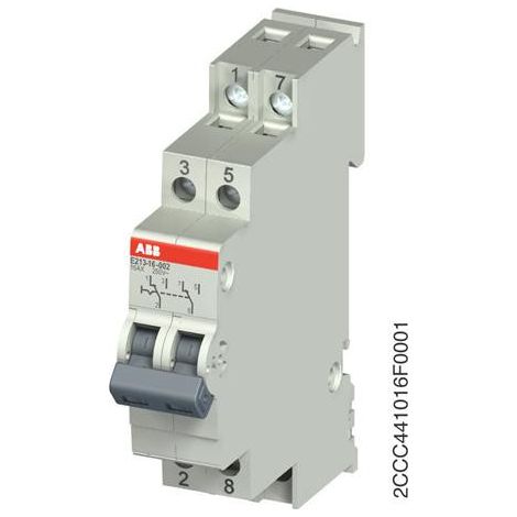 Inverseur compact 2 ouvert-Ferme 16A E213-16-002 2CCA703045R0001 ABB 703045 (1/2)
