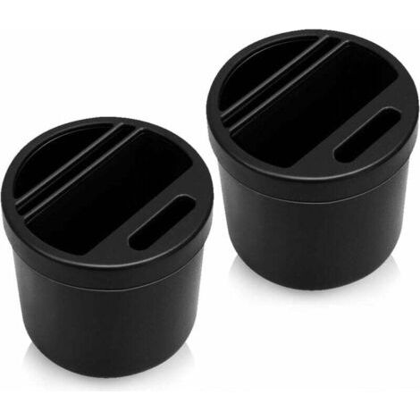 QORVA-Boîte de rangement pour siège de voiture, porte-gobelet de voiture, Boîte de rangement multifonctionnelle pour tasse à eau, fente pour carte de collection pour voiture, bureau et maison, 2 pièce (1/3)