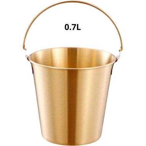 seau à champagne, coupe à champagne, rafraîchisseur de boissons, verre à champagne, rafraîchisseur de boissons, doré, 0,7 l (1/5)