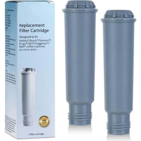 Lot de 2 cartouches filtrantes à eau pour machine à café Melitta/Krups Claris F088, F088 01/Siemens TCZ60003/AEG/Neff/Bosch TCZ6003 Crezuo (1/4)