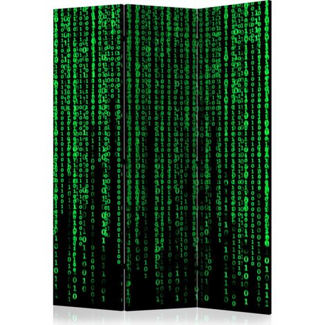 Paravent 3 Volets "Digital Rain" 135x172cm (1/2)