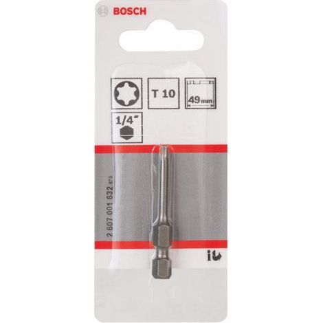 2607001632 - Inserto da avvitamento extra duro T10, 49 mm