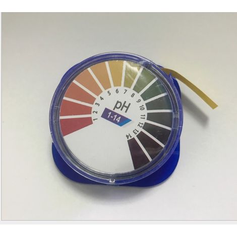 1 Rouleau de 5 Mètres Papier pH Universel 1-14 pour Test Alcalin Acide de Laboratoire (1/5)