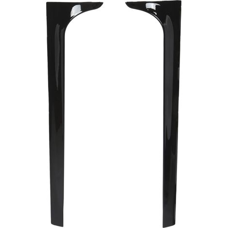 Paire de déflecteurs de vitre latéraux arrière gauche/droit, spoiler noir brillant, garniture biseautée, remplacement pour MK6 2018+ (1/5)