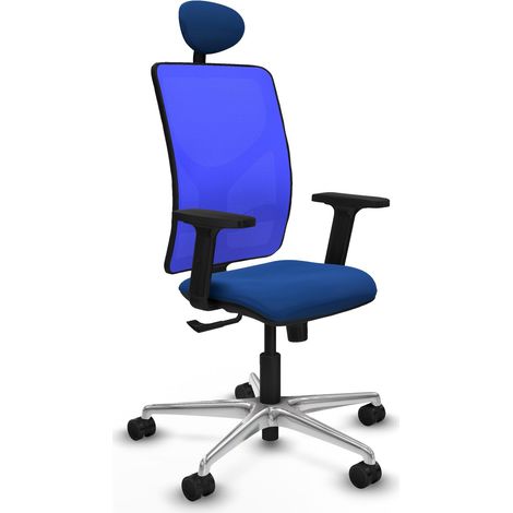 Chaise de bureau piqueras y crespo Motilla noir mousse épaisse (1/2)
