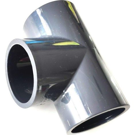 Manchon PVC – U Té 90° / 50 mm intérieur F/F/F PN16