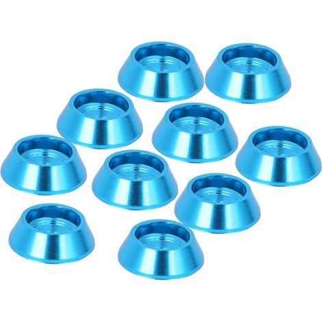 Lot de 10 cales de vis en alliage d'aluminium, pièces de rechange pour la mise à niveau des modèles MND90, MN99, MN91 et FJ45 (bleu).