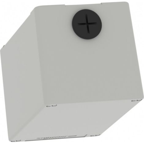Leerer grauer Schneider-Karton ohne Löcher - widerstandsfähiges Material, Maße 30x20x10 cm.