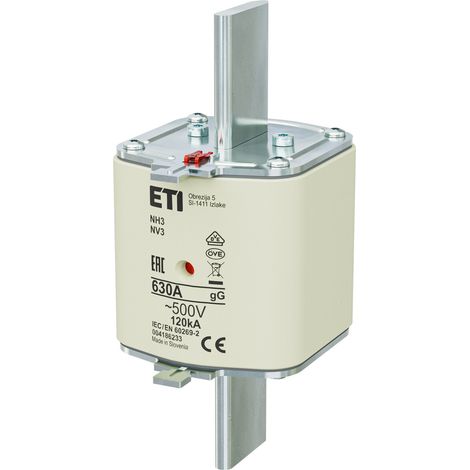 Fusible ETI NH NH3 gG 630A/500V, Cond. 3