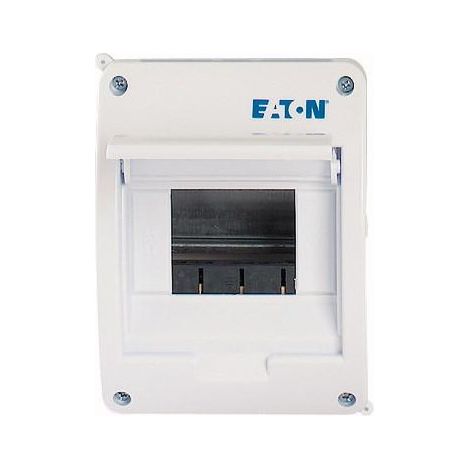 Coffret encastré IP40 1 rangée 5 modules porte blanche EATON BC-U-1/5-TW-ECO