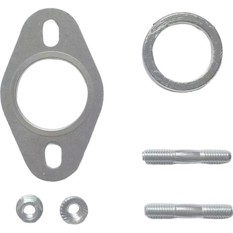 Kit de joint d'échappement pour scooter 50cc - Comprend joint de collecteur + goujon M6 Compatible avec 2T (1/5)