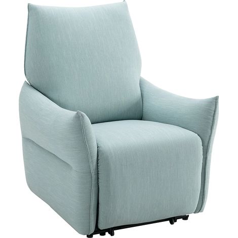 Poltrona relax elettrica in Tessuto Azzurro - MODOC (1/5)