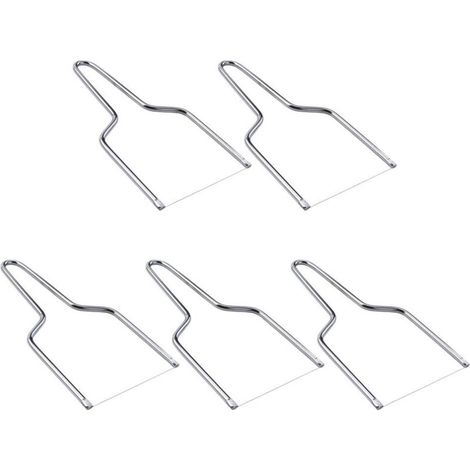 Trancheuse À Fromage - Acier Inoxydable - Pour Fromage Beurre Et Produits Laitiers - Lot De 5 (1/5)