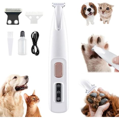 Tondeuse électrique pour poils de chien, pour les pattes, pour la finition et l'entretien régulier à domicile.-AquaForge (1/5)