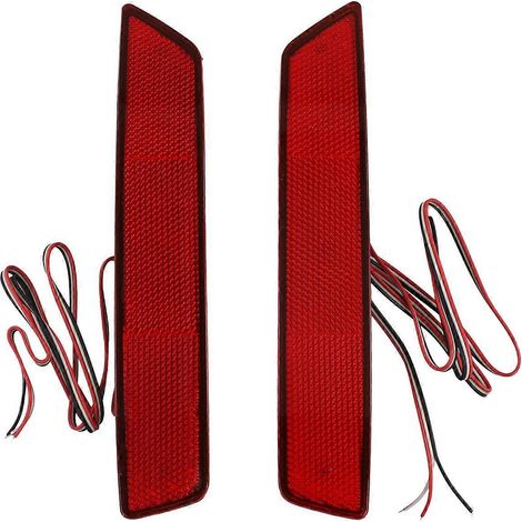 LED-Rückstrahler für die hintere Stoßstange, Bremslicht, rotes Rücklicht (1/5)
