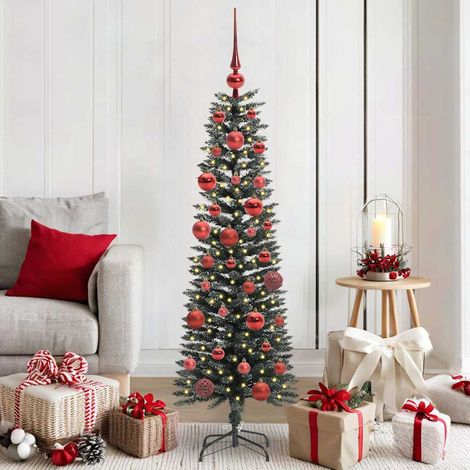 Künstlicher Weihnachtsbaum mit 150 LEDs mit Ständer Grün 150 cm (1/5)