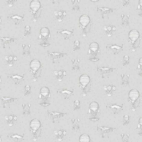 Grandeco Jack N Rose Hot Air Baloon Grey Wallpaper Nursery Past The Wall Vinyl (1/4)