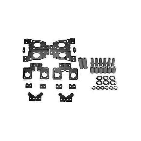 Voron2.4 R1/R2 Aluminiumlegierung Corexy Strukturbausatz mit Isolationssäule 3D-Druckerzubehör