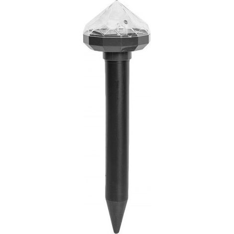 Répulsif solaire pour taupes et rongeurs LED/ABS Diamant (1/4)