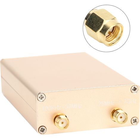 Récepteur RTL-SDR Radio Logicielle 100KHz-1.7GHz Multibande Aéronautique Ondes Courtes Large Bande (1/5)