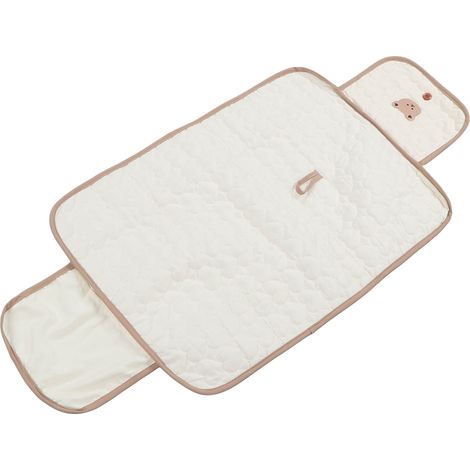 Matelas à langer portable pour bébé, pliable et imperméable, idéal pour les voyages et les naissances. (1/5)