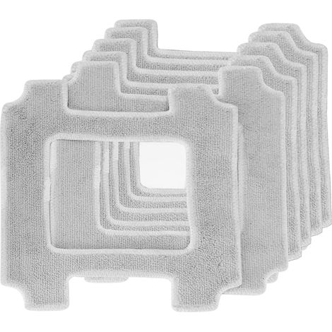 6 Lingettes, Microfibre, Forte Absorption, Ajustement Précis, Robot Laveur Vitres LX-047 (1/5)