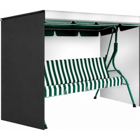 Housse pour balancelle de jardin Oxford 3 places, imperméable et résistante aux UV, 220 x 125 x 170 cm (1/5)