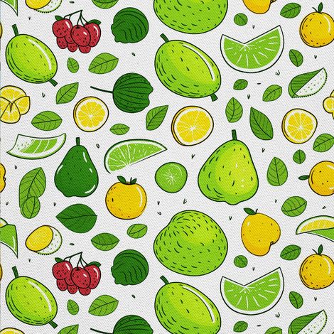 Tela decorativa para exteriores Oxford - Motivo frutal  DX6806 (1/5)