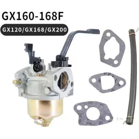 Carburateur et Joint d'Étanchéité pour Honda GX120 GX160 GX200 4,10 kW 4,85 kW Moteur de Génératrice à Essence (1/2)